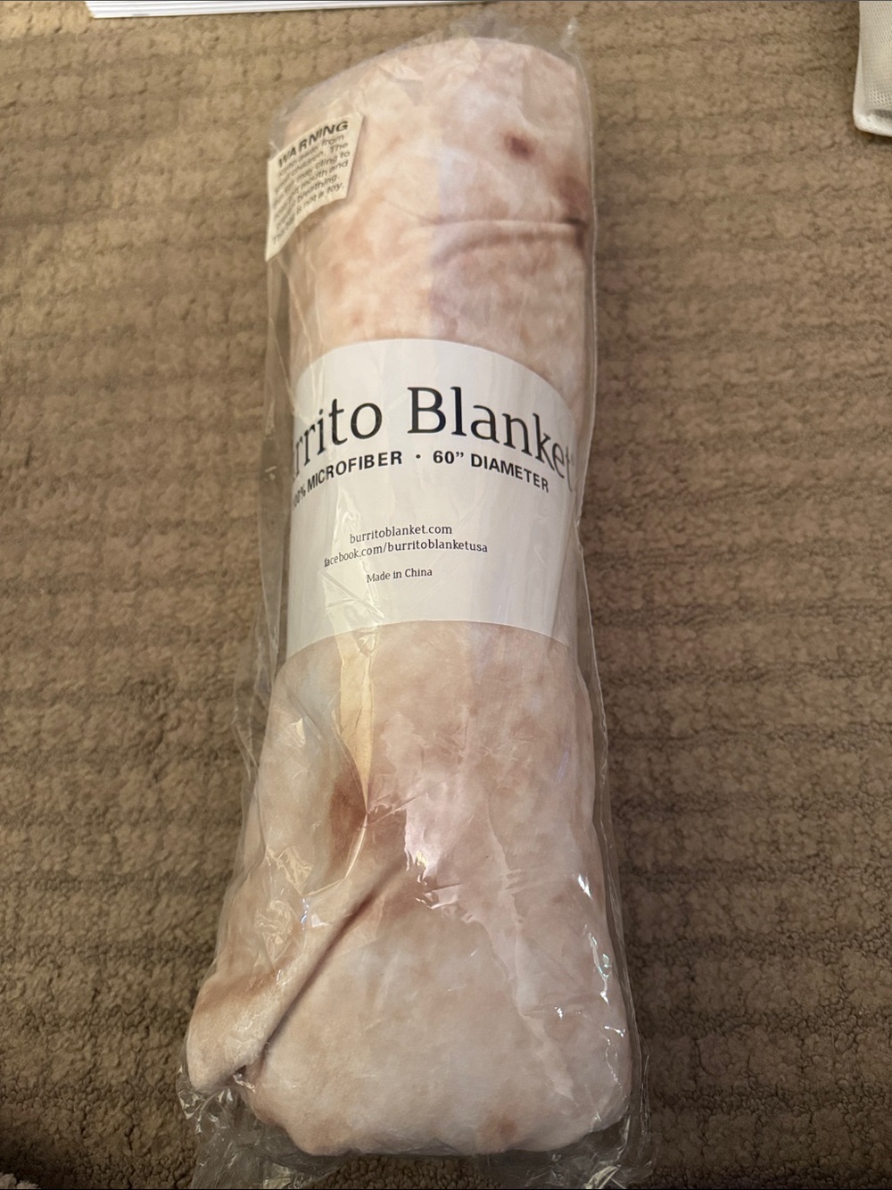 Plush Throw - Light Pink Microfiber